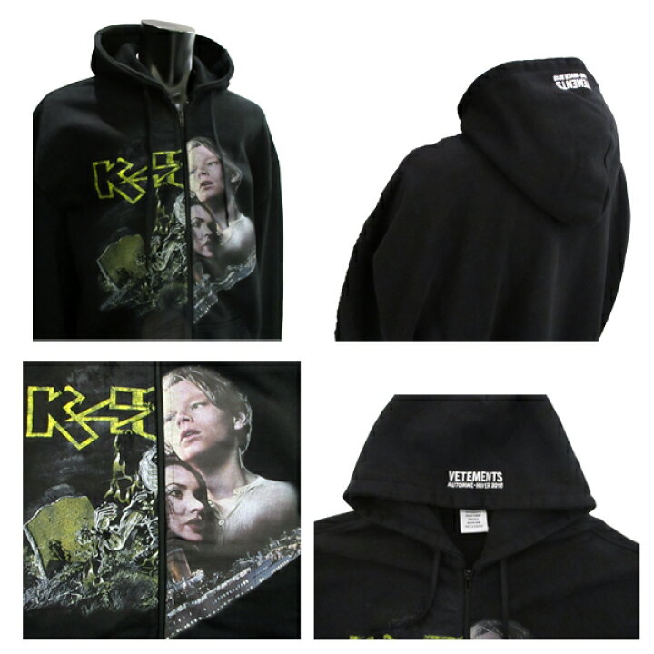 楽天市場】ヴェトモン VETEMENTS メンズ ジップアップ パーカー 