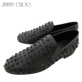 ジミーチュウ Jimmy Choo メンズ 靴 スニーカー ミックススタースタッズ・カーフレザースリッポン ブラック SLOANE OMX BLACK 71A (R123120)【送料無料】【smtb-TK】