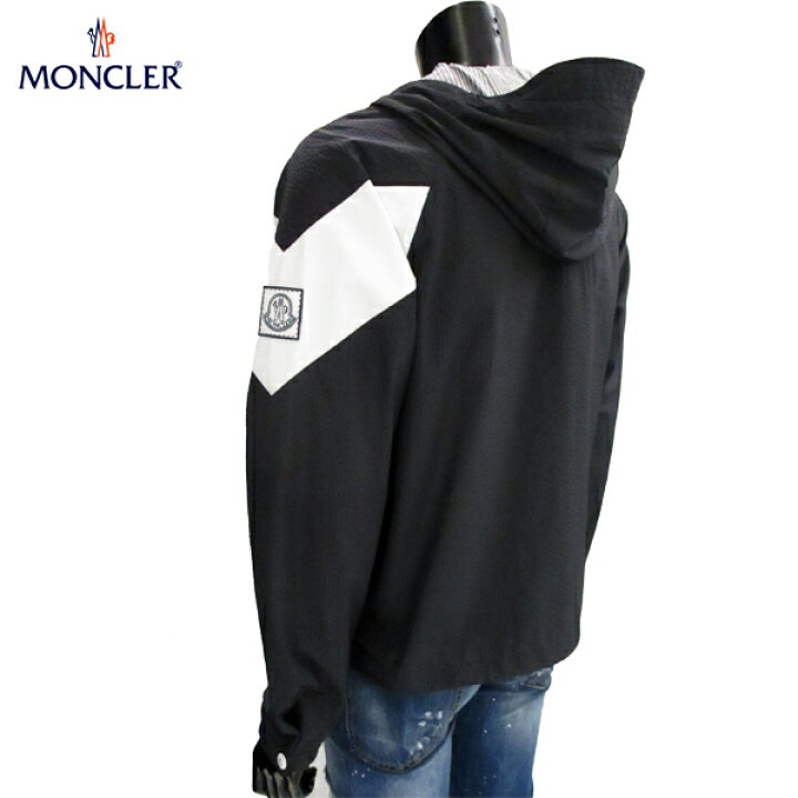 楽天市場】モンクレール MONCLER ナイロンパーカー 左袖ワッペン 白 