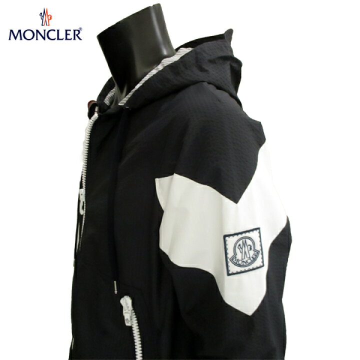 楽天市場】モンクレール MONCLER ナイロンパーカー 左袖ワッペン 白 