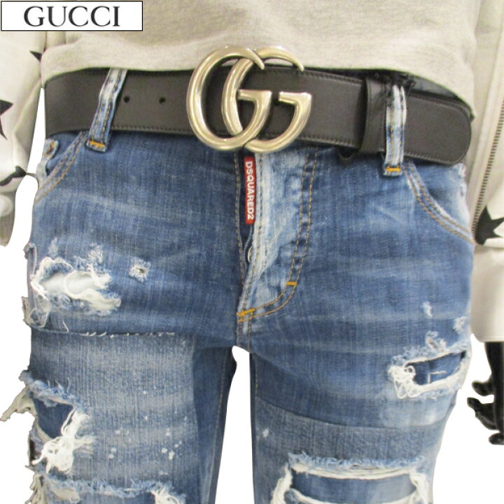 楽天市場】グッチ GUCCI メンズ 小物 ベルト レザーベルト ロゴ GGロゴ  