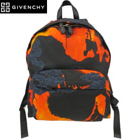 ジバンシー GIVENCHY メンズ 鞄 バッグ バックパック リュック ユニセックス可 ムラ染め・雲柄デザインバックパック オレンジ ブラック BK500G K02G 960 81S (R137000)【送料無料】【smtb-TK】