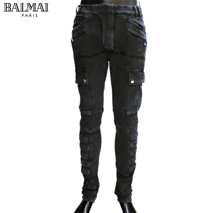 楽天市場】バルマン BALMAIN メンズ パンツ ボトムス ロゴ カーゴ 