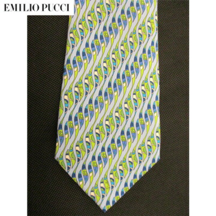 楽天市場】エミリオプッチ Emilio Pucci メンズ ネクタイ スーツ  
