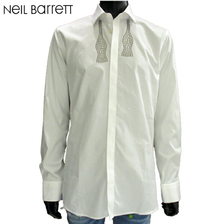 楽天市場】ニールバレット Neil Barrett メンズ ドレスシャツ 長袖 白 