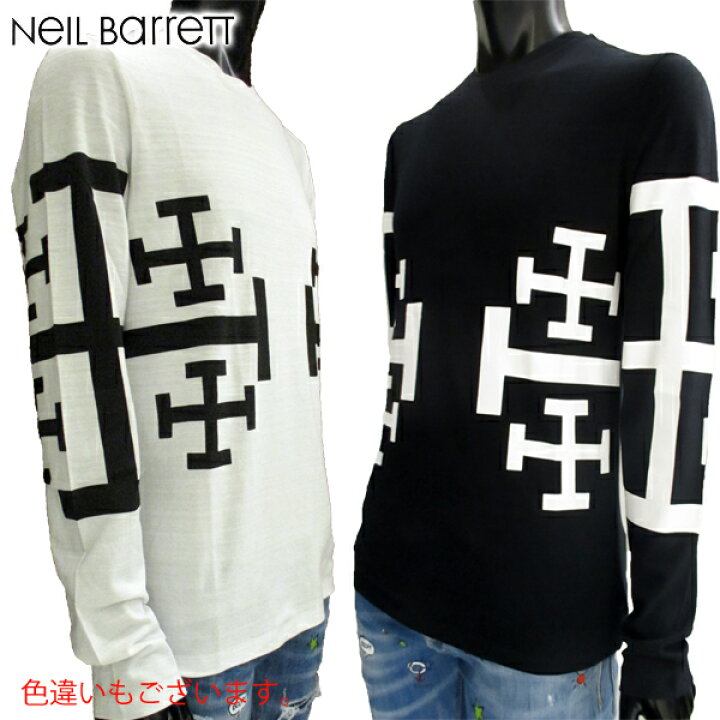 楽天市場】ニールバレット Neil Barrett メンズ トップス ロンT 長袖 
