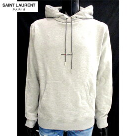 サンローランパリ SAINT LAURENT PARIS メンズ トップス パーカー ロゴ スモールロゴ付きパーカー グレー 色違い有 BMK 464581 YB2OD 1403 91s (R89640)【送料無料】【smtb-TK】