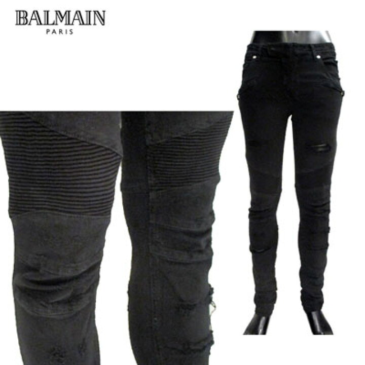 楽天市場】バルマン BALMAIN メンズ デニム スキニー デザイン 