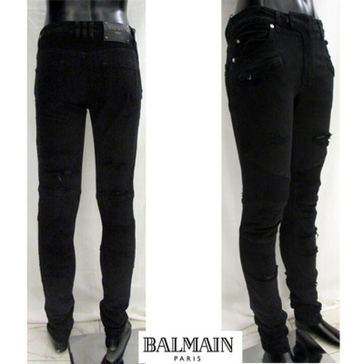 楽天市場】バルマン BALMAIN メンズ デニム スキニー デザイン 