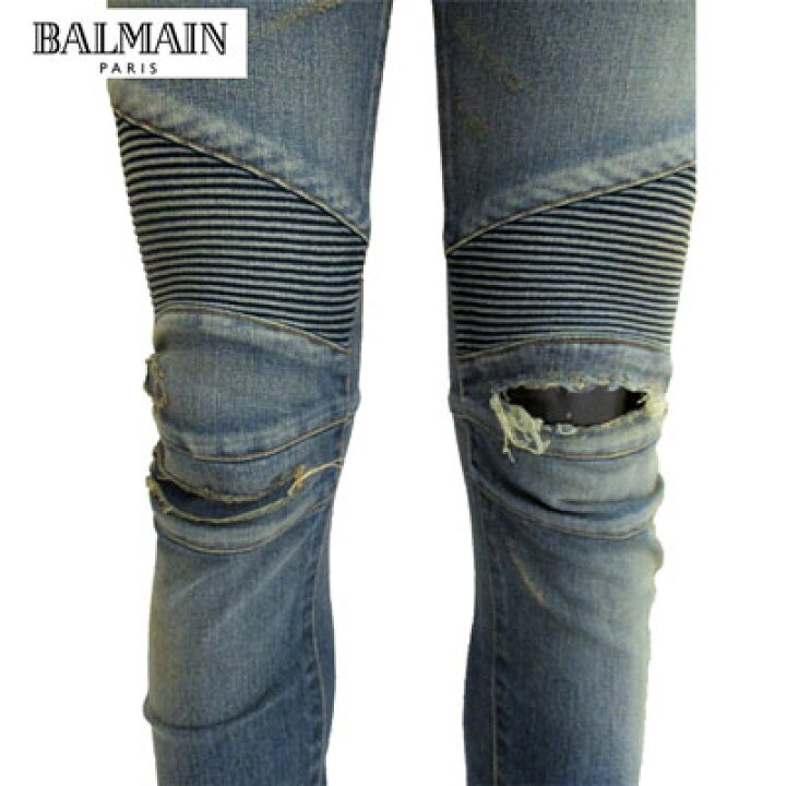 楽天市場】バルマン BALMAIN メンズ パンツ ボトムス デニムパンツ 