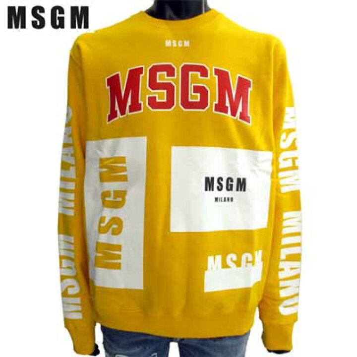 楽天市場】エムエスジーエム MSGM メンズ トップス スウェット  
