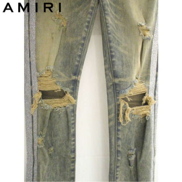 楽天市場】アミリ AMIRI メンズ パンツ ボトムス デニム サイドライン 