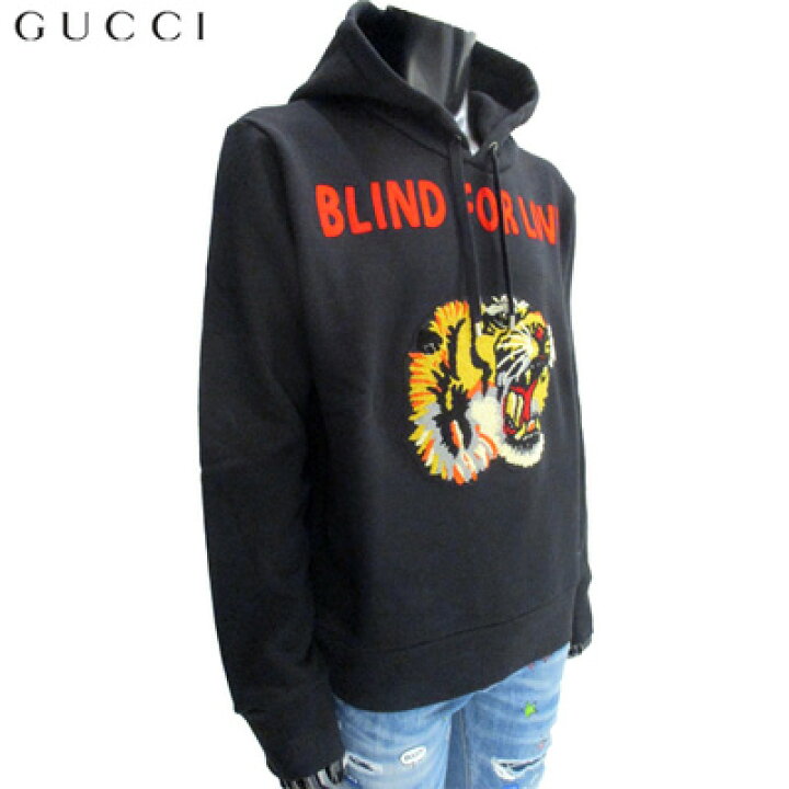 楽天市場】グッチ GUCCI メンズ トップス パーカー フーディー ロゴ 