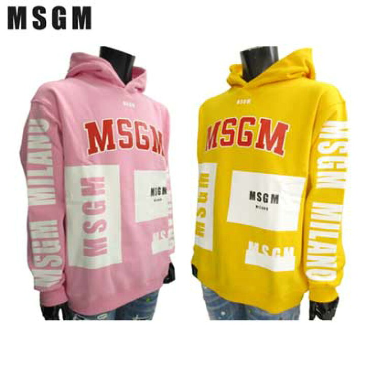 楽天市場】エムエスジーエム MSGM メンズ トップス パーカー  