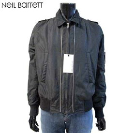 ニールバレット Neil Barrett メンズ アウター ジャケット Wジップ・アームポケット付きジップジャケット ブラック BSPO6A28 8708 01 8A (R121800)【送料無料】【smtb-TK】