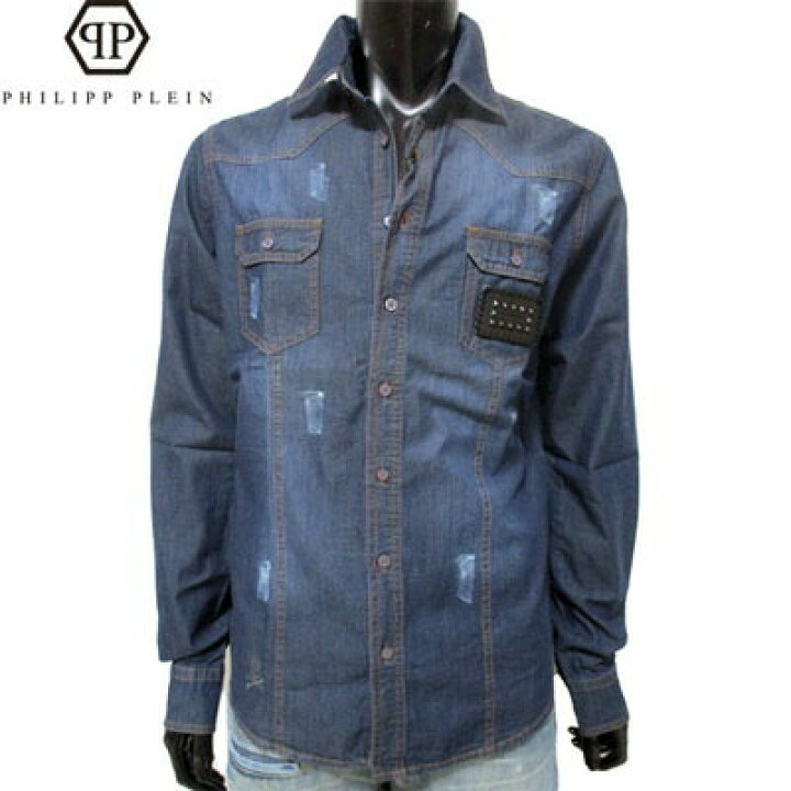 楽天市場】フィリッププレイン PHILIPP PLEIN メンズ トップス デニム 