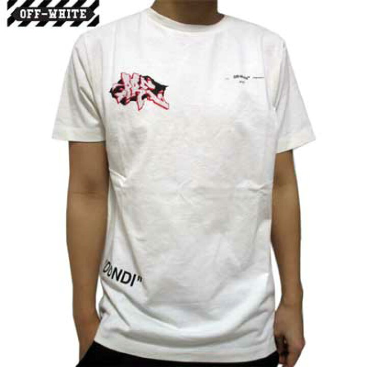 楽天市場】オフホワイト OFF-WHITE メンズ トップス Tシャツ 半袖 ロゴ  