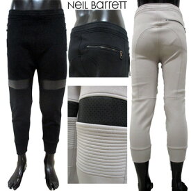 ニールバレット Neil Barrett メンズ パンツ ボトムス スウェットパンツ 2color stone ウレタン素材スウェットパンツ 灰/黒 PBJP125CH L504C 190/01 91S (R101680)【送料無料】【smtb-TK】