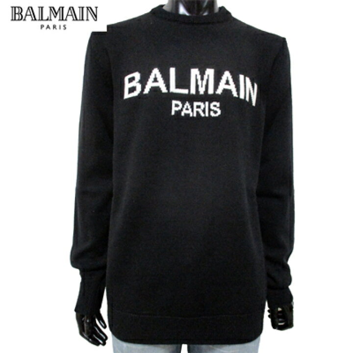 楽天市場】バルマン BALMAIN メンズ トップス ニット セーター ロゴ 