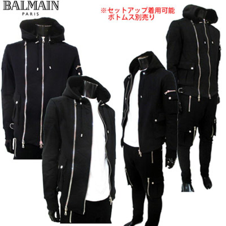 楽天市場】【完売】 バルマン BALMAIN メンズ パーカー トップス 長袖 