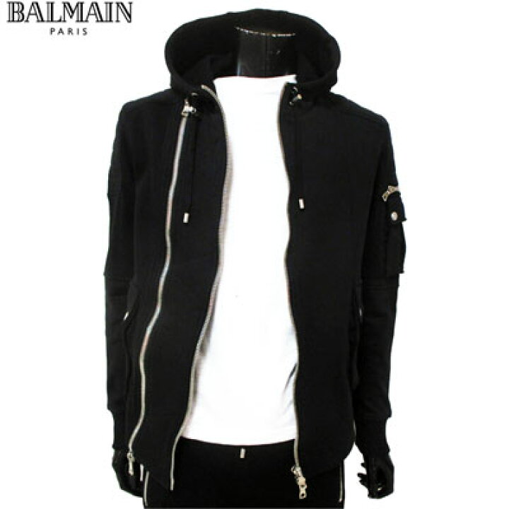 楽天市場】【完売】 バルマン BALMAIN メンズ パーカー トップス 長袖 