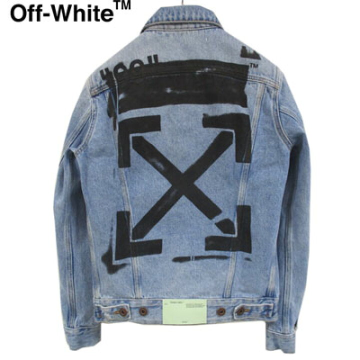 楽天市場】オフホワイト OFFWHITE メンズ デニムジャケット アウター G  