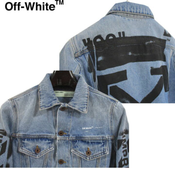 楽天市場】オフホワイト OFFWHITE メンズ デニムジャケット アウター G 