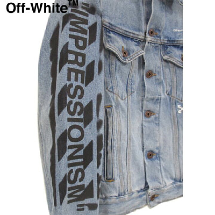 楽天市場】オフホワイト OFFWHITE メンズ デニムジャケット アウター G 