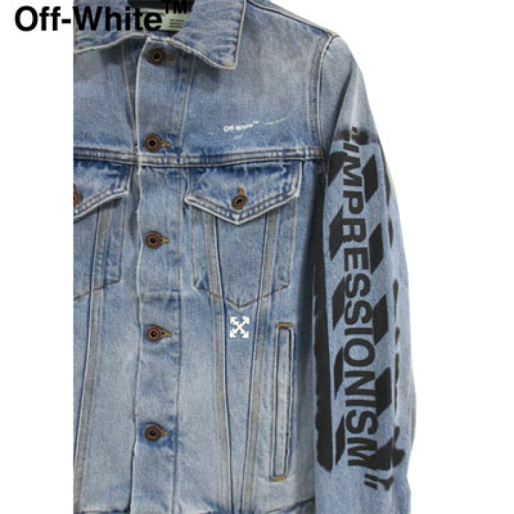 楽天市場】オフホワイト OFFWHITE メンズ デニムジャケット アウター G 