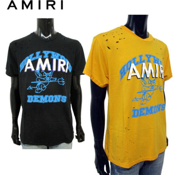 楽天市場】アミリ AMIRI メンズ トップス Tシャツ 半袖 ロゴ 2color 
