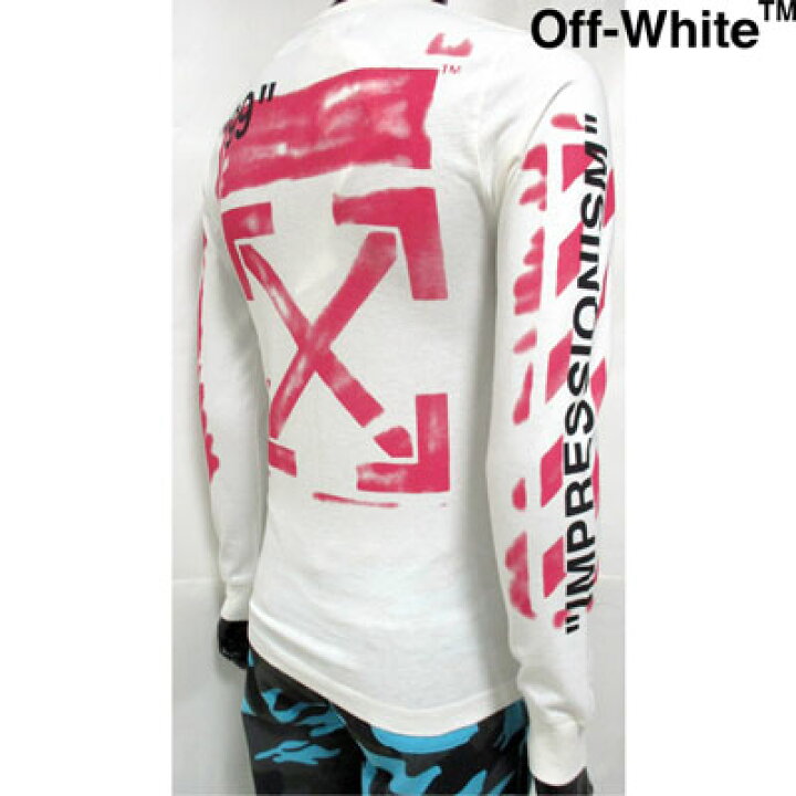 楽天市場】【完売】オフホワイト OFF-WHITE メンズ トップス ロンT 