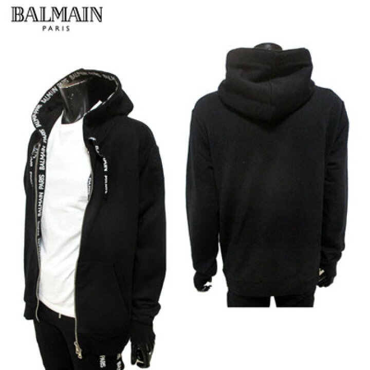 楽天市場】バルマン BALMAIN メンズ パーカー トップス ブランドロゴ 