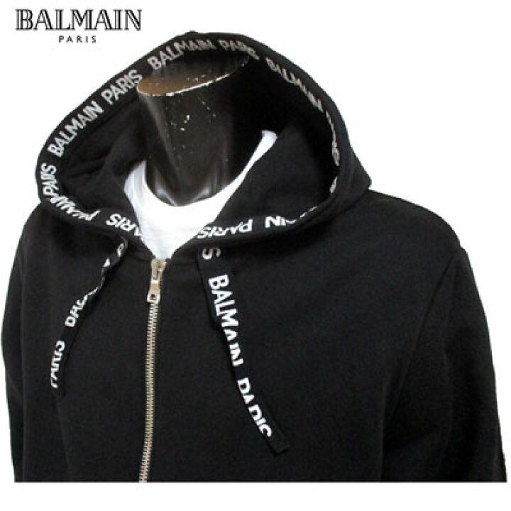 楽天市場】バルマン BALMAIN メンズ パーカー トップス ブランドロゴ 