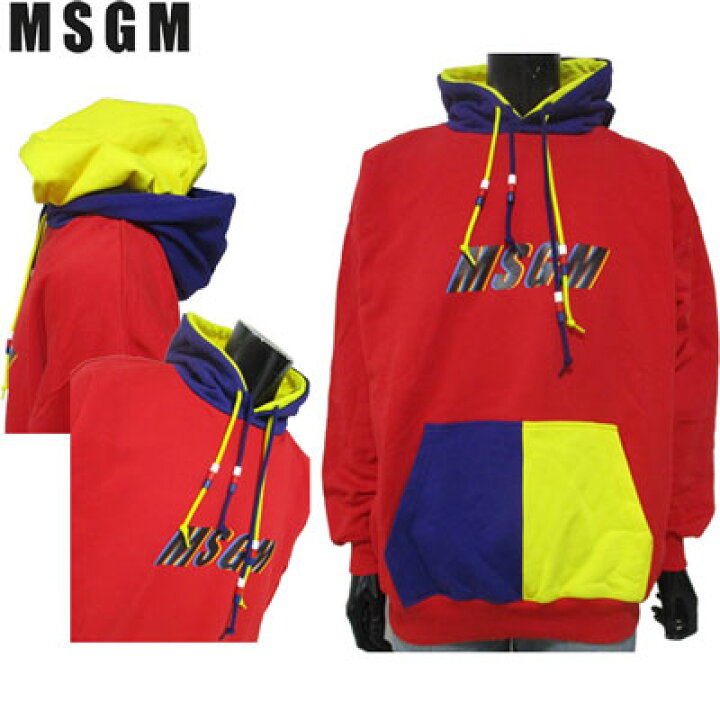 楽天市場】エムエスジーエム MSGM メンズ トップス パーカー 