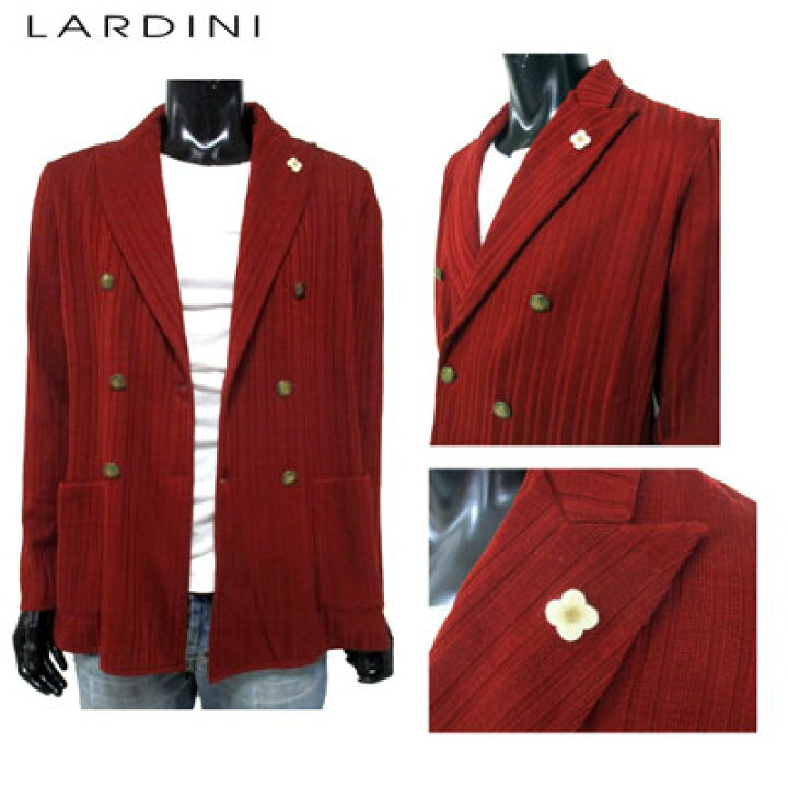 楽天市場】ラルディーニ LARDINI メンズ アウター ジャケット ダブル  