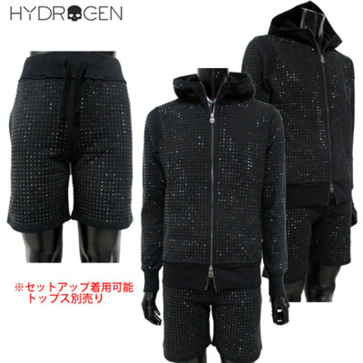 楽天市場】ハイドロゲン HYDROGEN メンズ スタッズ付きハーフパンツ 