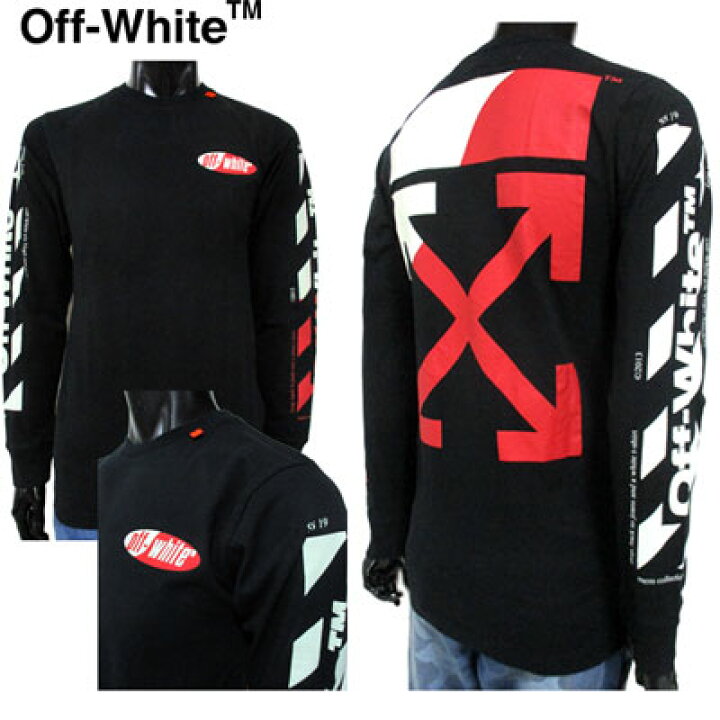 楽天市場】オフホワイト OFF-WHITE メンズ マルチプリントバイカラー 