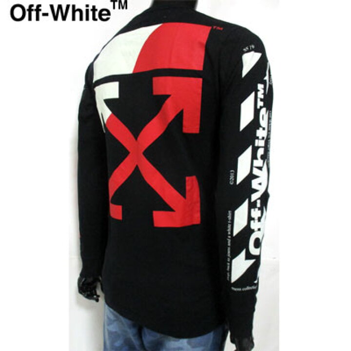 楽天市場】オフホワイト OFF-WHITE メンズ マルチプリントバイカラー 