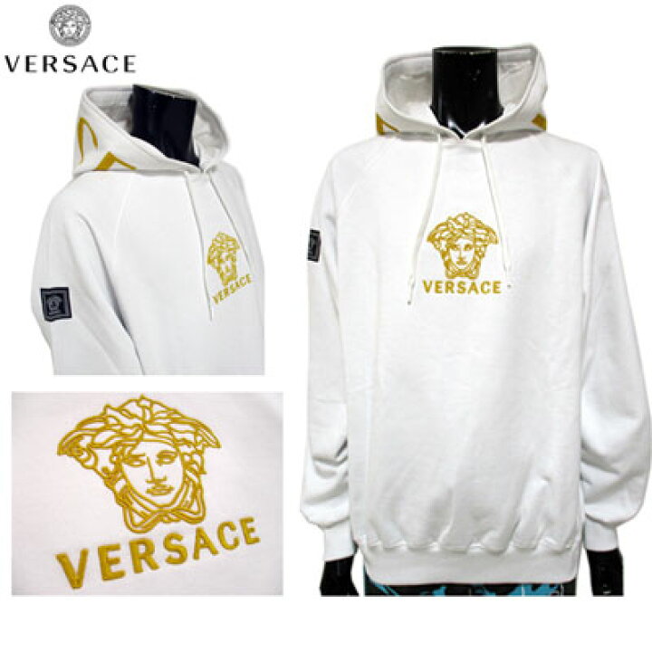 楽天市場】ヴェルサーチ VERSACE メンズ フロントメデューサ刺繍  