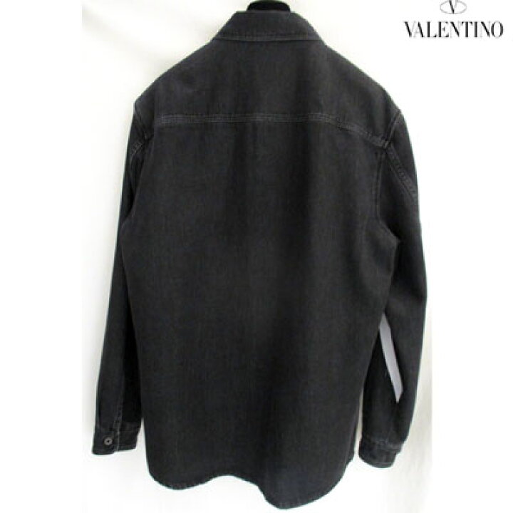 楽天市場】ヴァレンティノ VALENTINO フロントVロゴブラックデニム 