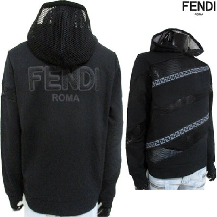 楽天市場】フェンディ FENDI メンズ ズッカ柄・バックロゴ付メッシュ 