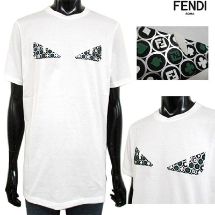 楽天市場】フェンディ FENDI メンズ トップス Tシャツ 半袖 トランプ 