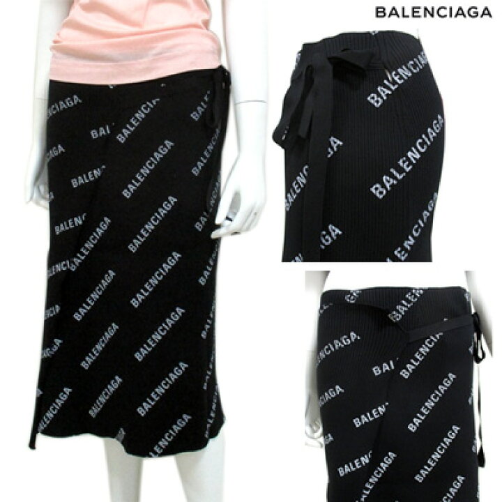 楽天市場】バレンシアガ BALENCIAGA レディース 総柄ロゴ入り・巻き  