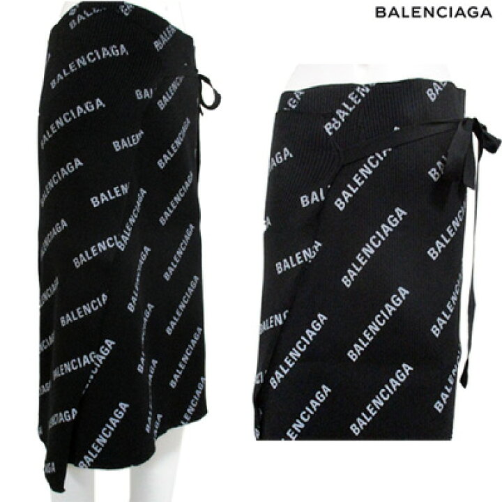 楽天市場】バレンシアガ BALENCIAGA レディース 総柄ロゴ入り・巻き  