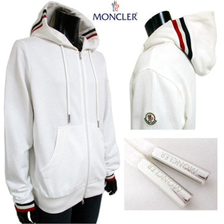 楽天市場】モンクレール MONCLER メンズ フードトリコロールライン 