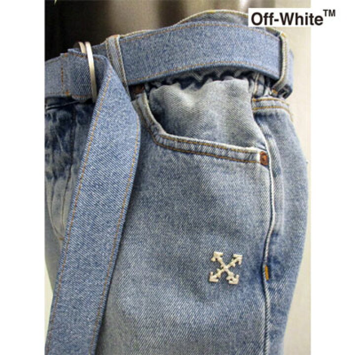楽天市場】オフホワイト OFF-WHITE メンズ ロングベルト・ペイント付 