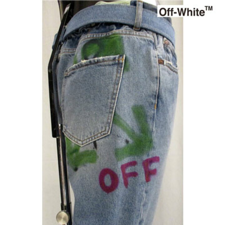 楽天市場】オフホワイト OFF-WHITE メンズ ロングベルト・ペイント付 