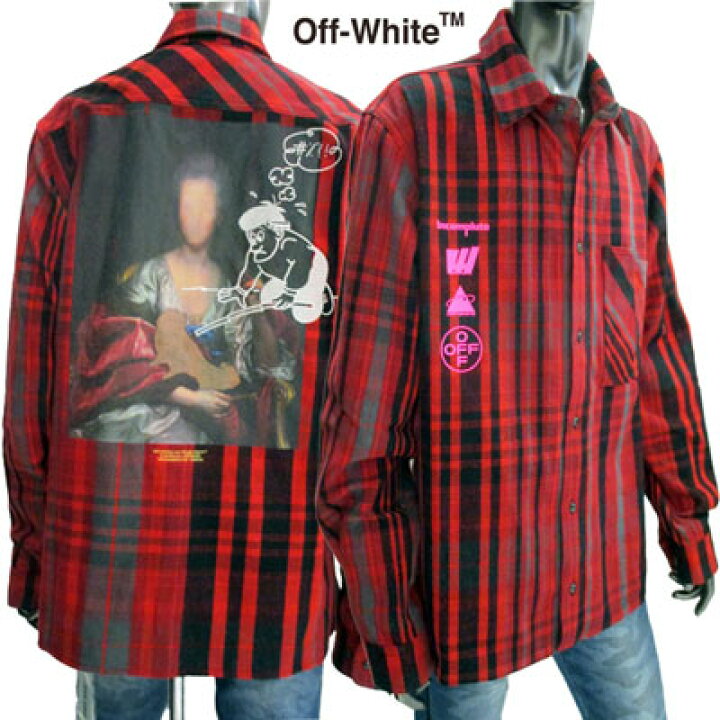 楽天市場】【完売】オフホワイト OFF-WHITE メンズ トップス シャツ  