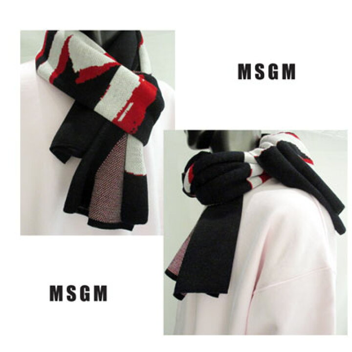 楽天市場】エムエスジーエム MSGM メンズ ストール マフラー ロゴ ユニ 