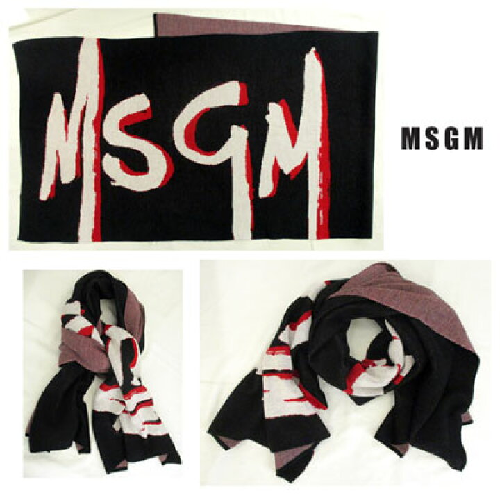 楽天市場】エムエスジーエム MSGM メンズ ストール マフラー ロゴ ユニ 